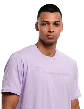 Camiseta Champion Crewneck Hombre Lila