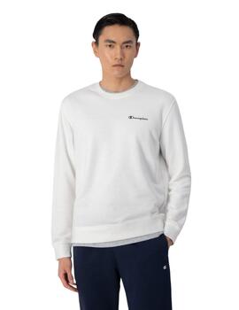 Sudadera Champion Crewneck Hombre Blanco