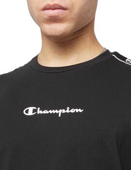 Camiseta Champions Crewneck Hombre Negro