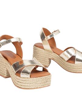 Sandalias Popa Clifton Imperia Mujer Platino