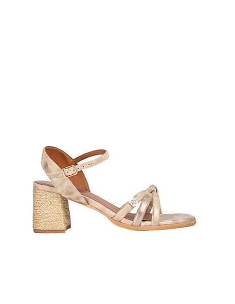 Sandalias Popa Lipez Laminado Mujer Oro Micro