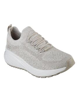 Zapatillas Skechers Bobs Sparrow 2.0 Mujer Beige