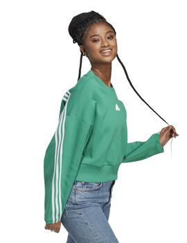 Sudadera Adidas Future Icons 3-Stripes Mujer Verde