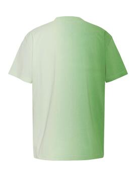 Camiseta Tommy Dip Dye Hombre Verde