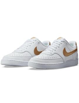 Zapatillas Nike Court Vision Lo Nn Mujer Blanca