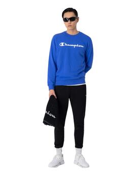 Pantalon Champion Rib Cuff Hombre Negro