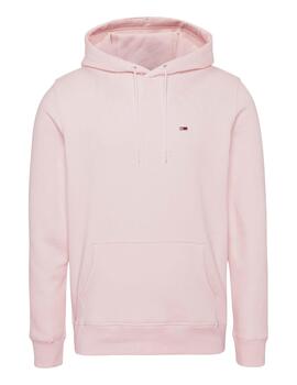 Sudadera Tommy Reg Solid Hombre Rosa