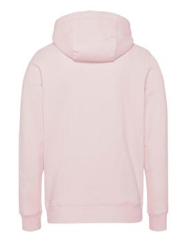 Sudadera Tommy Reg Solid Hombre Rosa