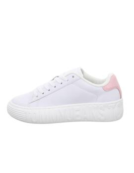 Zapatillas Tommy New Cups Mujer Rosa