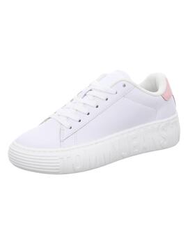 Zapatillas Tommy New Cups Mujer Rosa