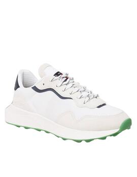 Zapatillas Tommy Runner Hombre Blanco