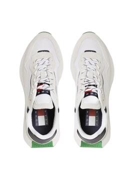 Zapatillas Tommy Runner Hombre Blanco