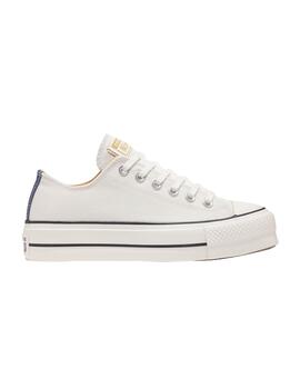 Zapatilla Converse Ctas Lift Ox Egret Mujer Blanco