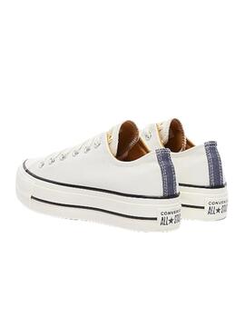 Zapatilla Converse Ctas Lift Ox Egret Mujer Blanco