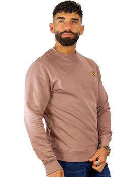 Sudadera Lyle & Scott Crew Neck Hombre Rosa