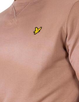 Sudadera Lyle & Scott Crew Neck Hombre Rosa