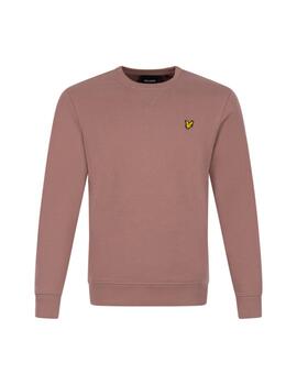 Sudadera Lyle & Scott Crew Neck Hombre Rosa