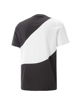 Camiseta Puma Power Cat Hombre Negro