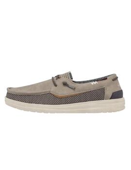 Zapatillas Hey Dude Welsh Grip Hombre Beige