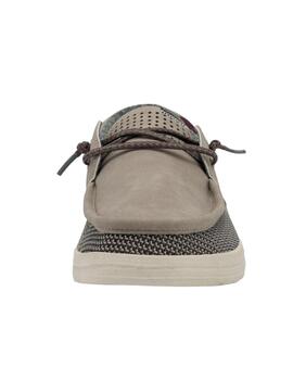 Zapatillas Hey Dude Welsh Grip Hombre Beige