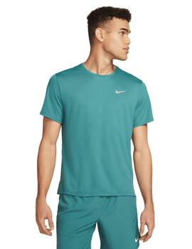 Camiseta Nike Dri-Fit Miler Hombre Verde