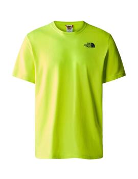 Camiseta TNF Red Box Hombre Amarillo