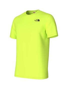 Camiseta TNF Red Box Hombre Amarillo