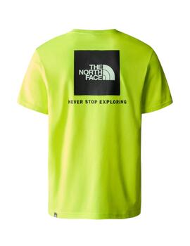 Camiseta TNF Red Box Hombre Amarillo