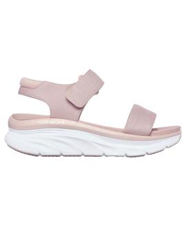 Sandalia Skechers Dlux Walker New Block Mujer Rosa