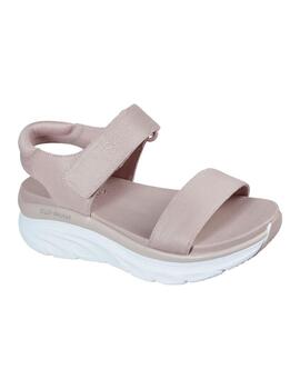 Sandalia Skechers Dlux Walker New Block Mujer Rosa