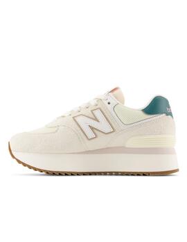 Zapatillas New Balance 574 Mujer Beige