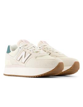 Zapatillas New Balance 574 Mujer Beige