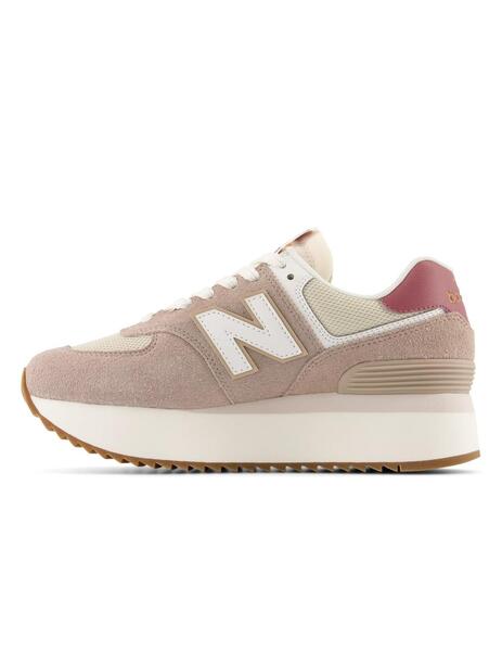 Zapatillas New Balance 574 Mujer Marron