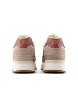 Zapatillas New Balance 574 Mujer Marrón