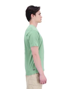 Camiseta New Balance Cafe Shop Front Hombre Verde