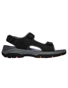 Sandalia Skechers Tresmen Garo Hombre Negro