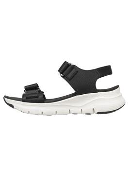 Sandalia Skechers Arch Fit Touristy Mujer Negro