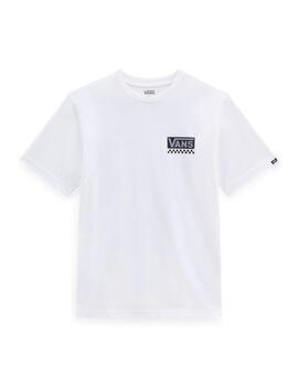 Camiseta Vans  Global Stack-B Junior Blanco