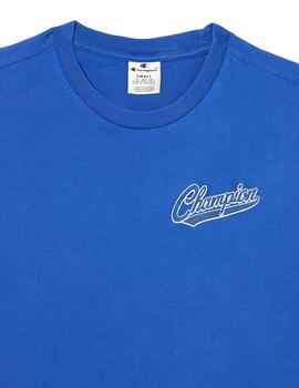 Camiseta Champion Crewneck Hombre Azul