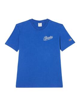 Camiseta Champion Crewneck Hombre Azul