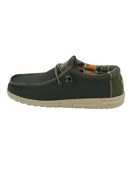 Zapatillas Hey Dude Wally Sox Hombre Verde