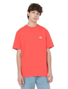 Camiseta Dickies Summerdale Hombre Rojo