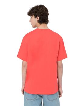 Camiseta Dickies Summerdale Hombre Rojo
