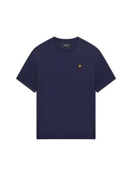 Camiseta Lyle y Scott Plain Hombre Azul