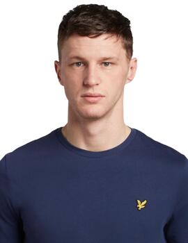 Camiseta Lyle y Scott Plain Hombre Azul