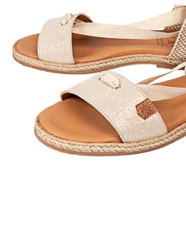 Sandalia Popa Clara Boreal Mujer Beige