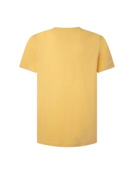 Camiseta Pepe Jeans Roslyn Hombre Amarilla
