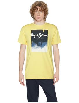 Camiseta Pepe Jeans Roslyn Hombre Amarilla