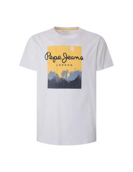 Camiseta Pepe Jeans Roslyn Hombre Blanco