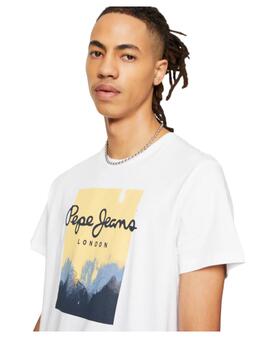 Camiseta Pepe Jeans Roslyn Hombre Blanco
